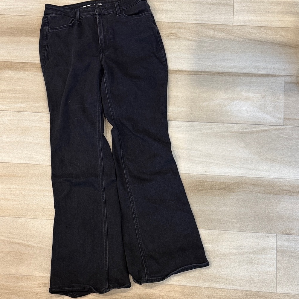 Old Navy Black Wide Leg Jeans
